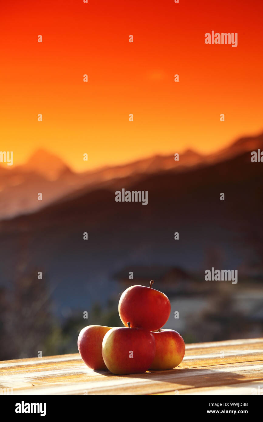fresh apples in sunrise light Stock Photo - Alamy fresh apples in sunrise light Stock Photo - Alamy