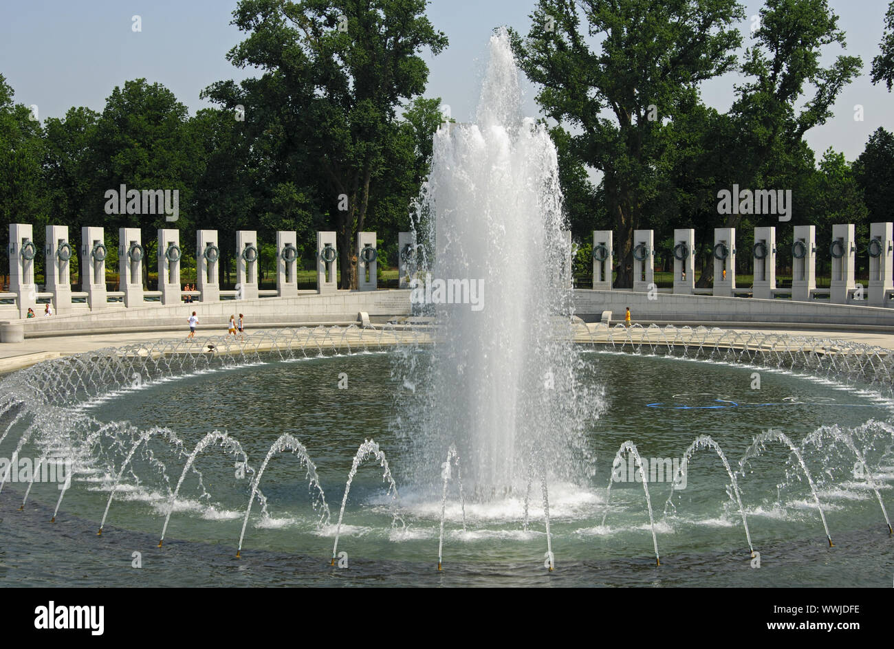 Monument to World War II, Washington Stock Photo