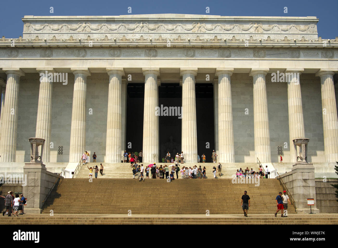 Das Lincoln Memorial, Washington, USA Stock Photo