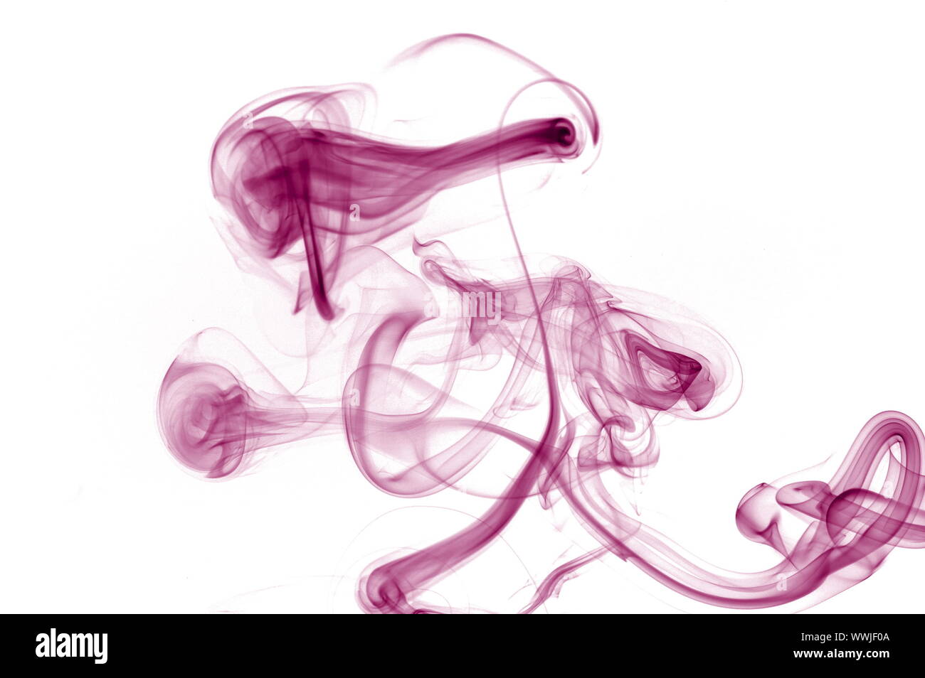 abstract smoke isolated on a white background Stock Photo - Alamy