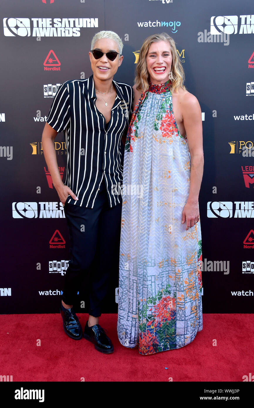 Los Angeles, USA. 13th Sep, 2019. Elizabeth Faith Ludlow and Katee