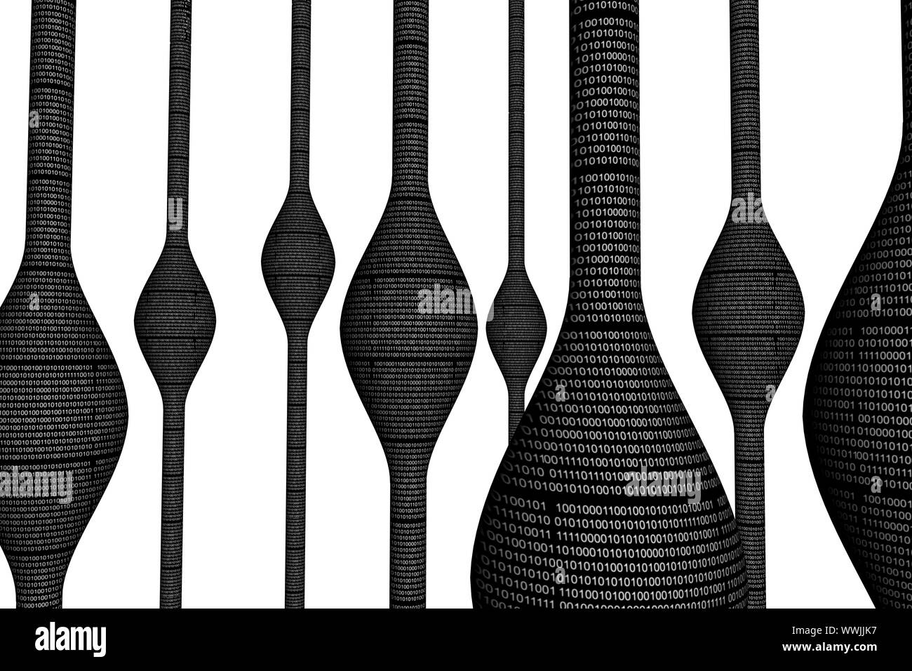 connection isolated problem 3d abstract concept Stock Photo