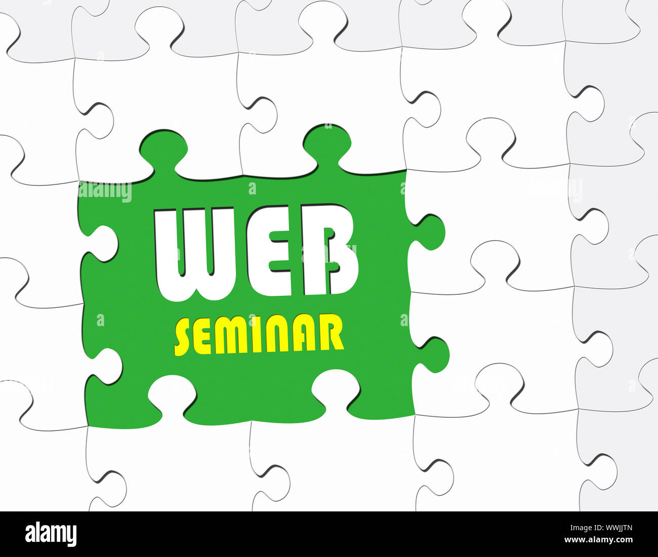 WEB Seminar - eBusiness Concept Stock Photo