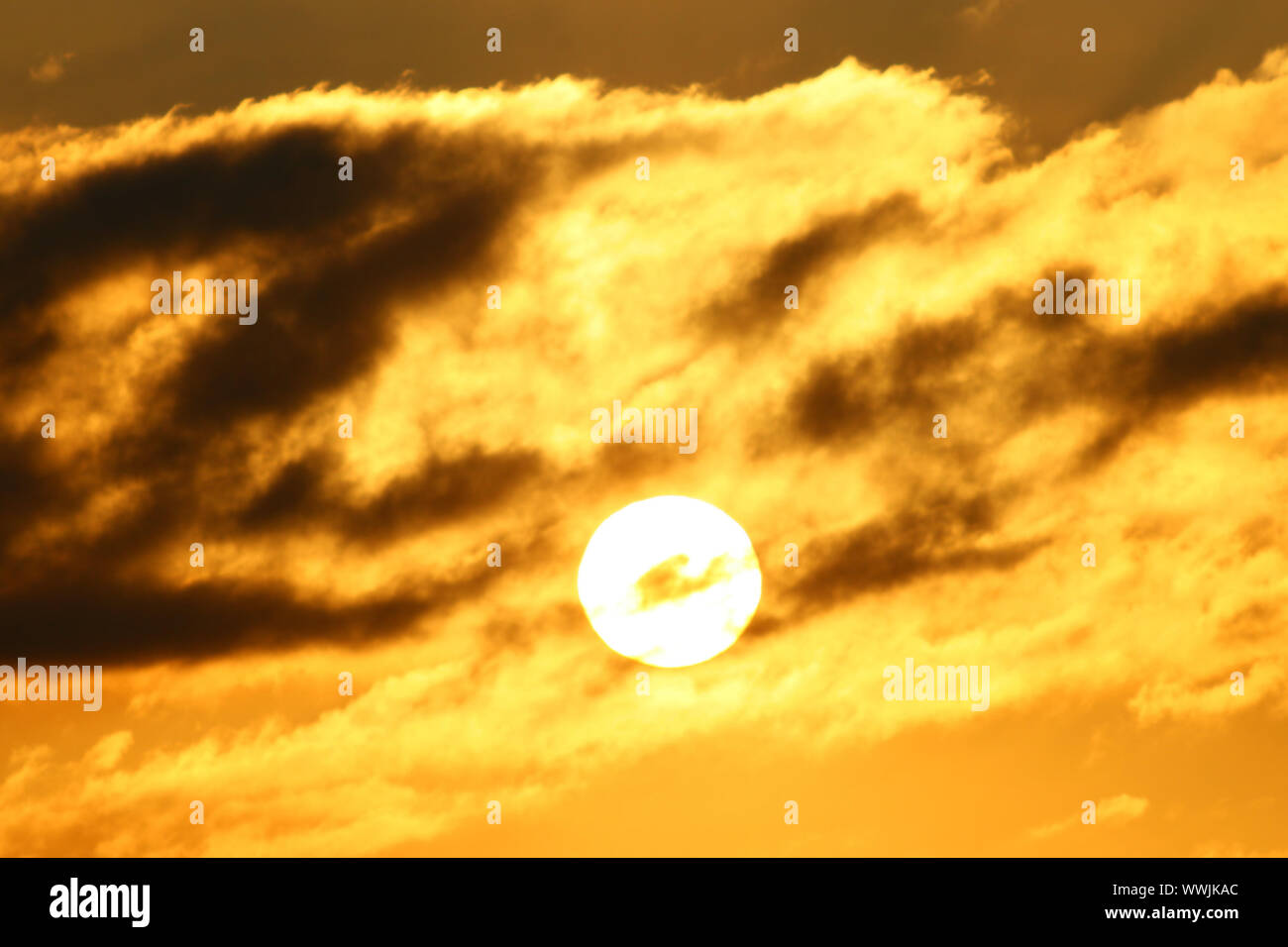 sunset sky beautiful nature background Stock Photo - Alamy