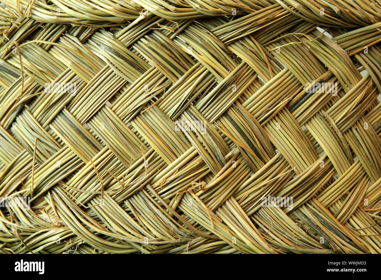 esparto grass handcraft basket texture traditional Spain crafts Stock Photo  - Alamy