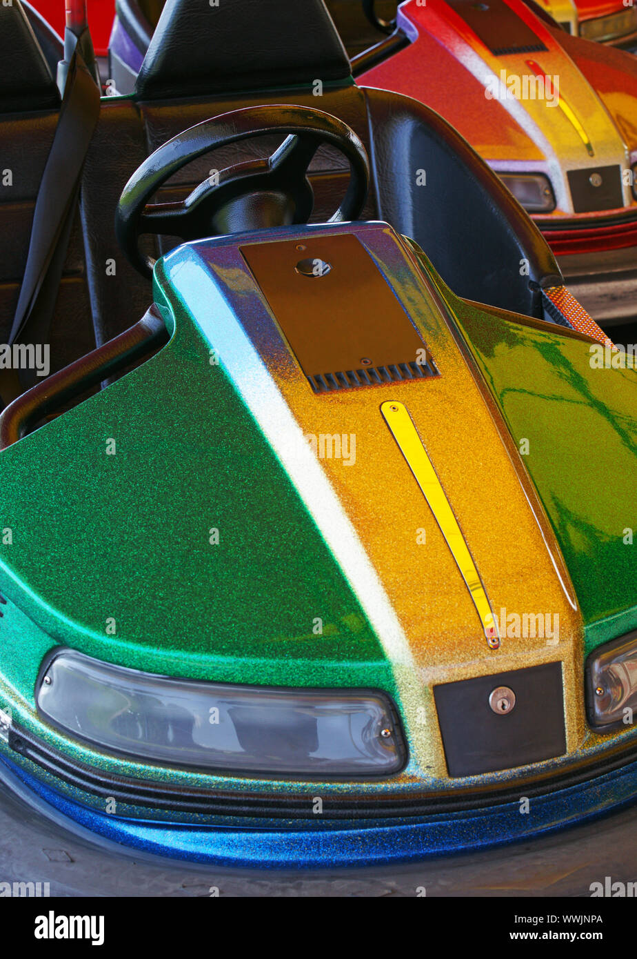 Auto Scooter frontal - Fun Concept Stock Photo - Alamy