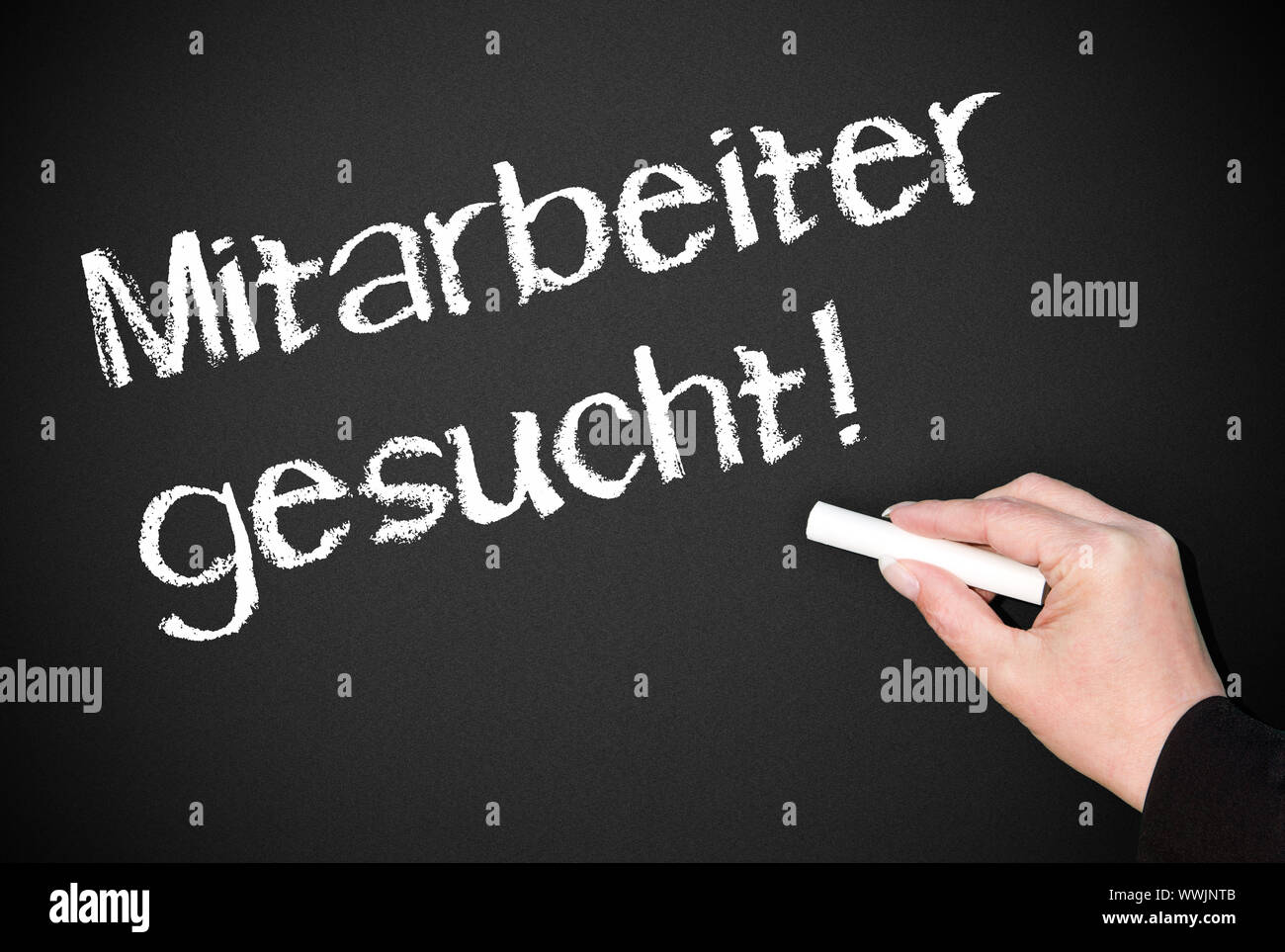Employees wanted ! Stock Photo