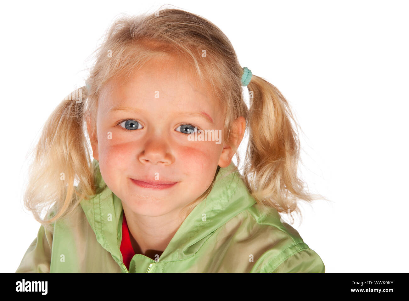 Portrait of an young blond little girl Stock Photo - Alamy