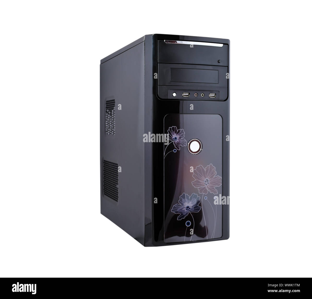 computer system unit on a white background Stock Photo - Alamy