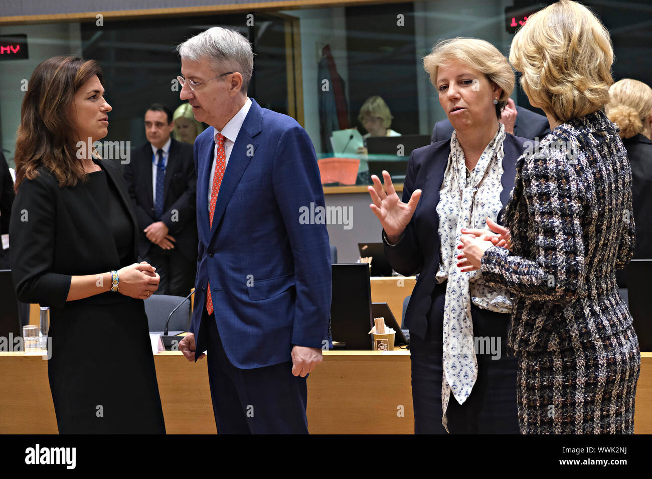 Brussels, Belgium. 16th Sep, 2019. Hungarian Minister of Justice Judit Varga during an European General Affairs Council. Credit: ALEXANDROS MICHAILIDIS/Alamy Live News Stock Photo