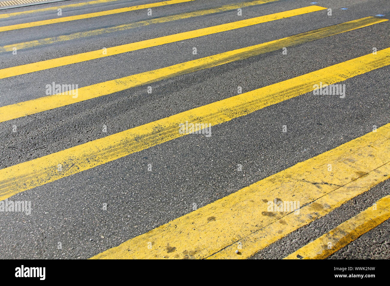 Zebra crossing in Hong Kong Stock Photo Alamy