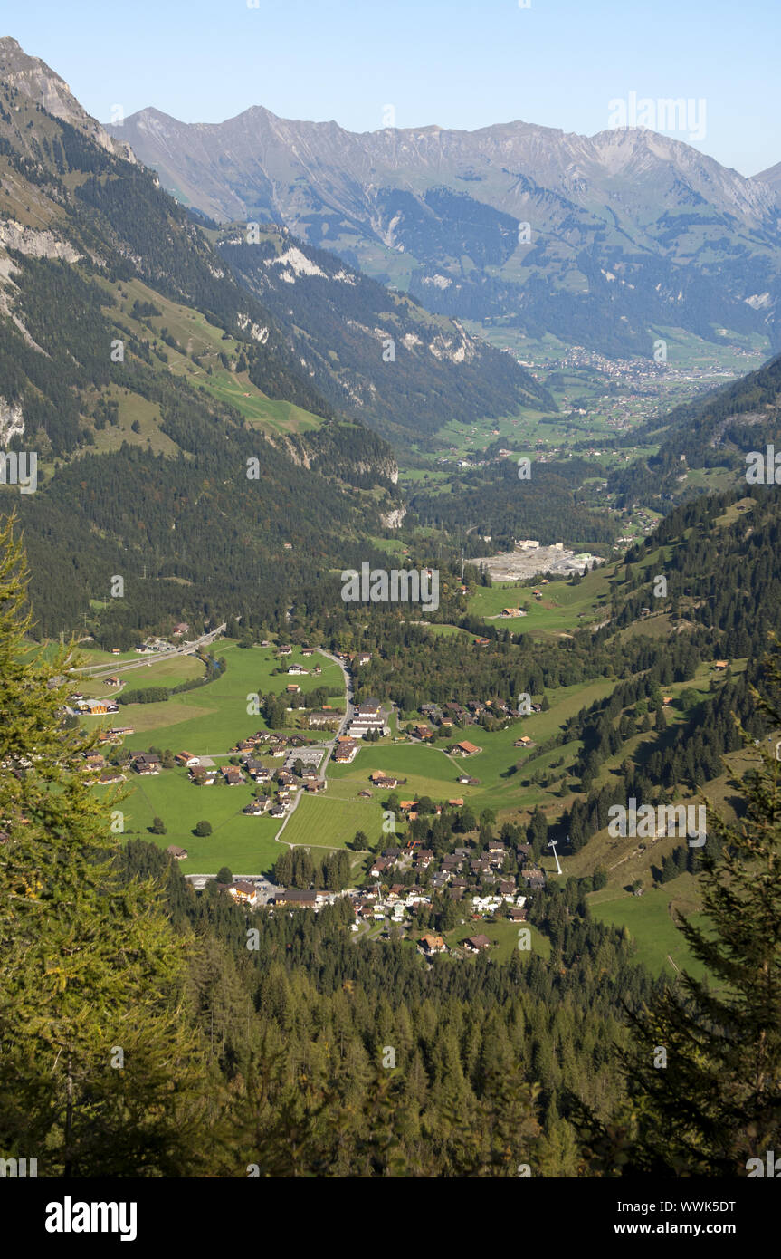 Kandersteg in the Kandertal Valley, Switzerland Stock Photo Alamy
