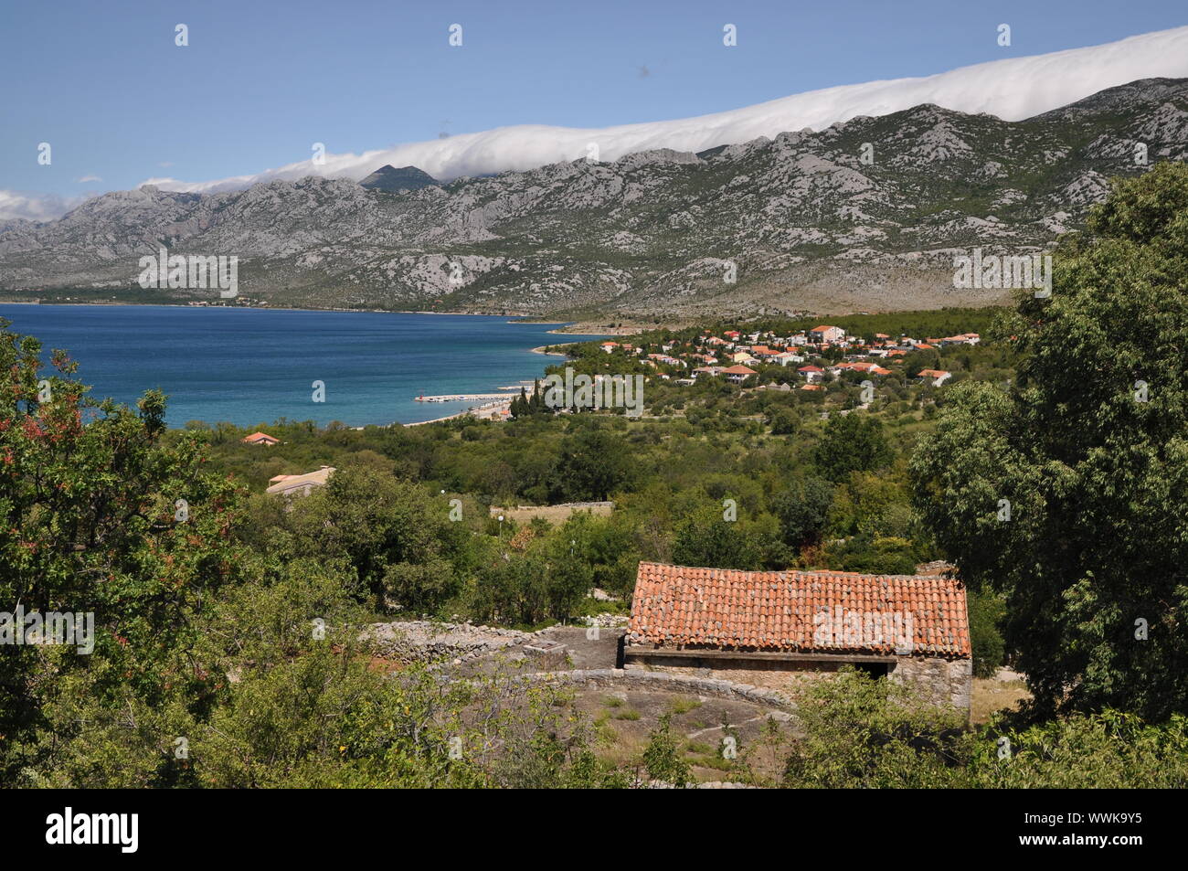 Croatian Adriatic Coast Stock Photo