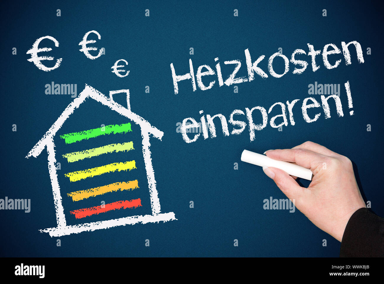 Save heating costs ! Stock Photo Alamy