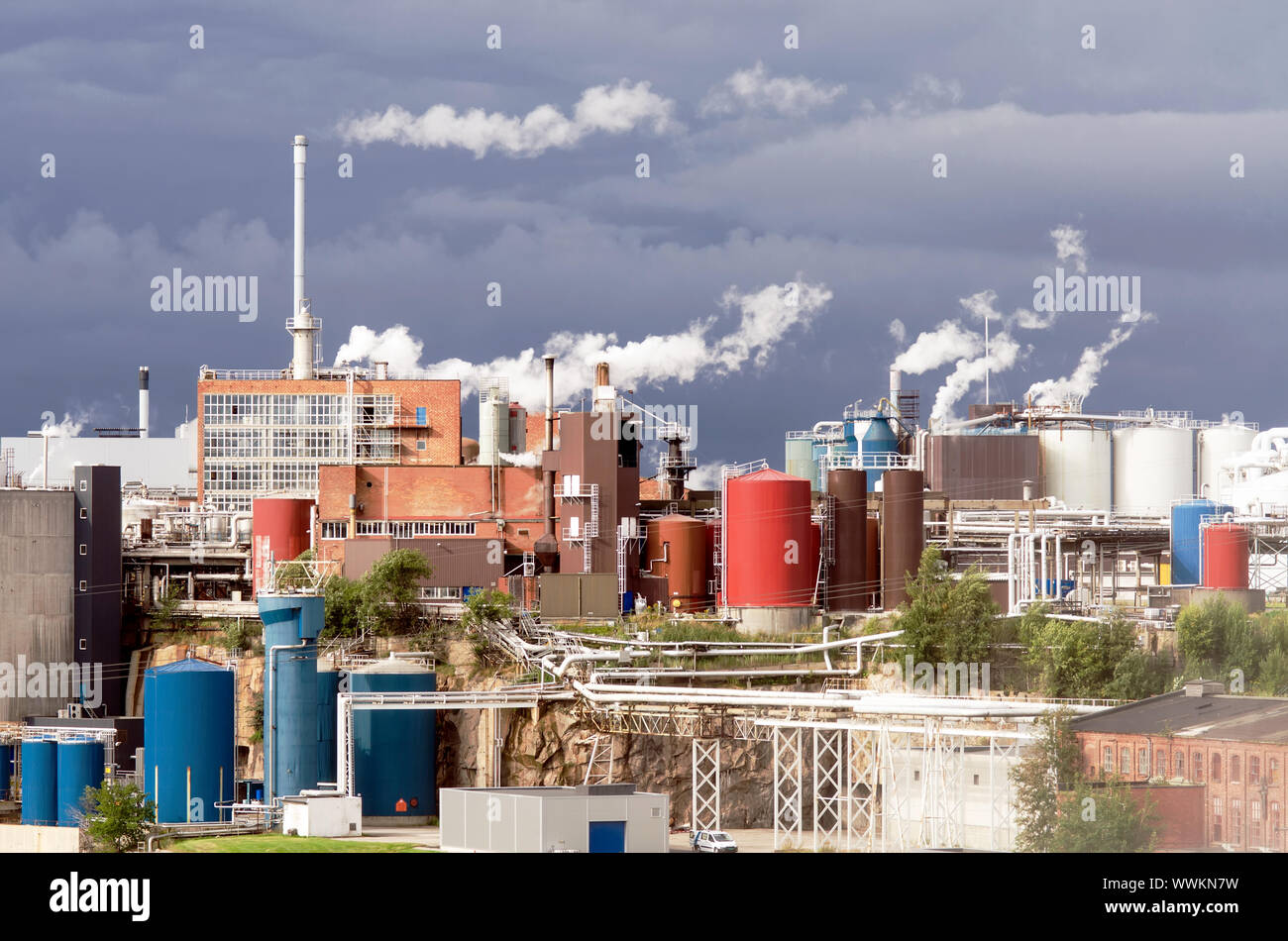 industrial sites Stock Photo