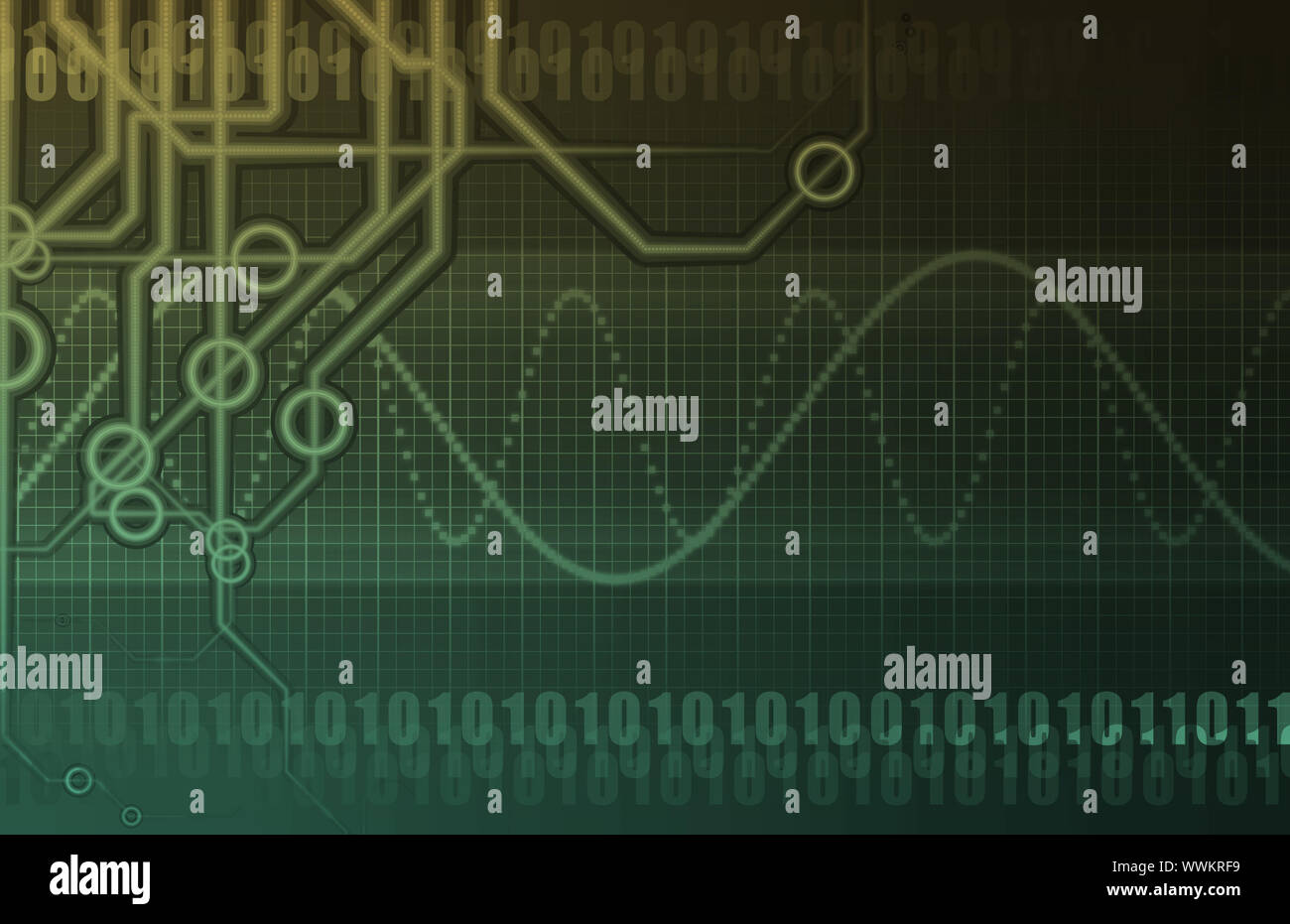 Technology Background as a Colorful Abstract Art Stock Photo - Alamy