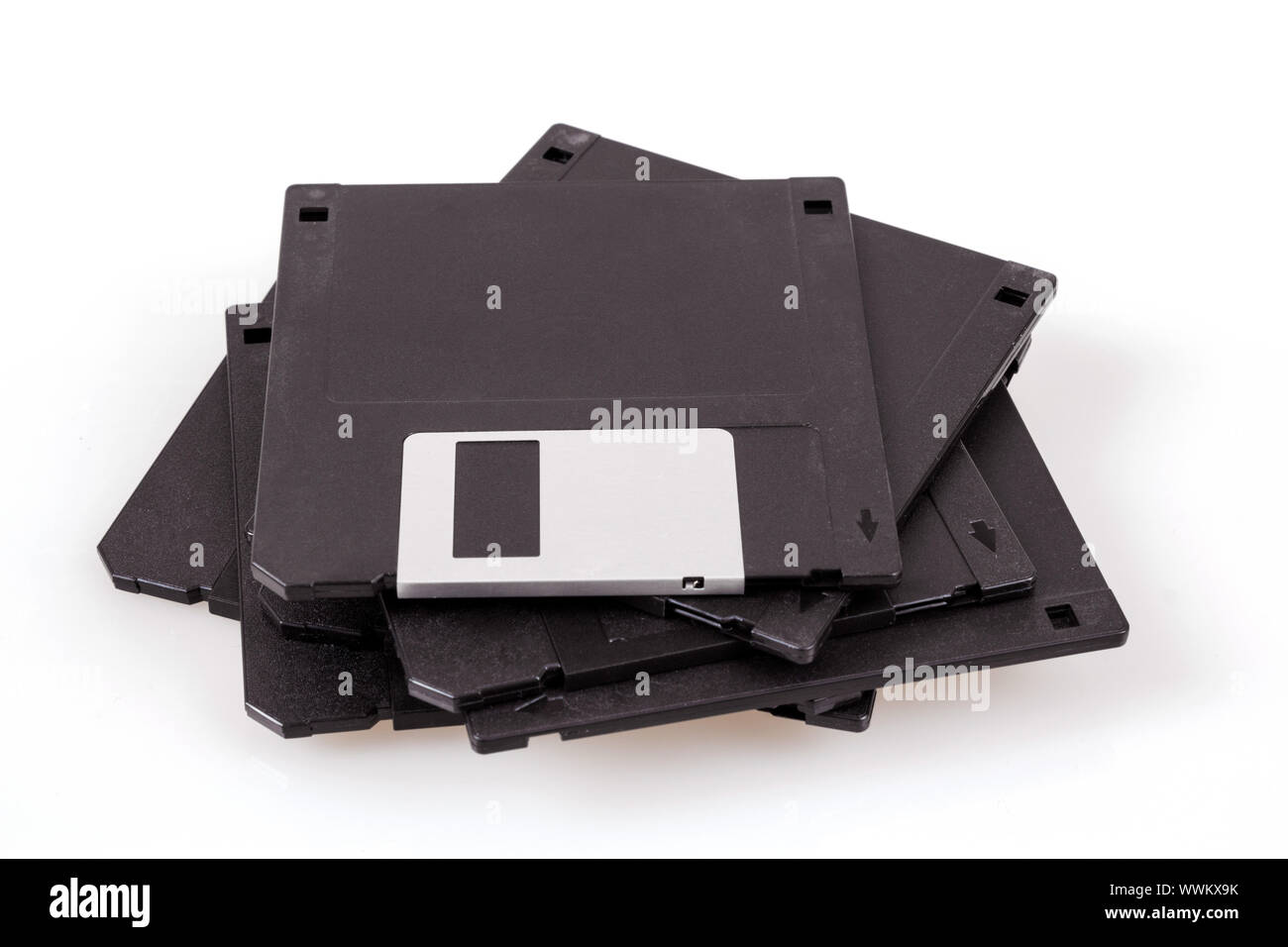 stack of old diskettes Stock Photo Alamy