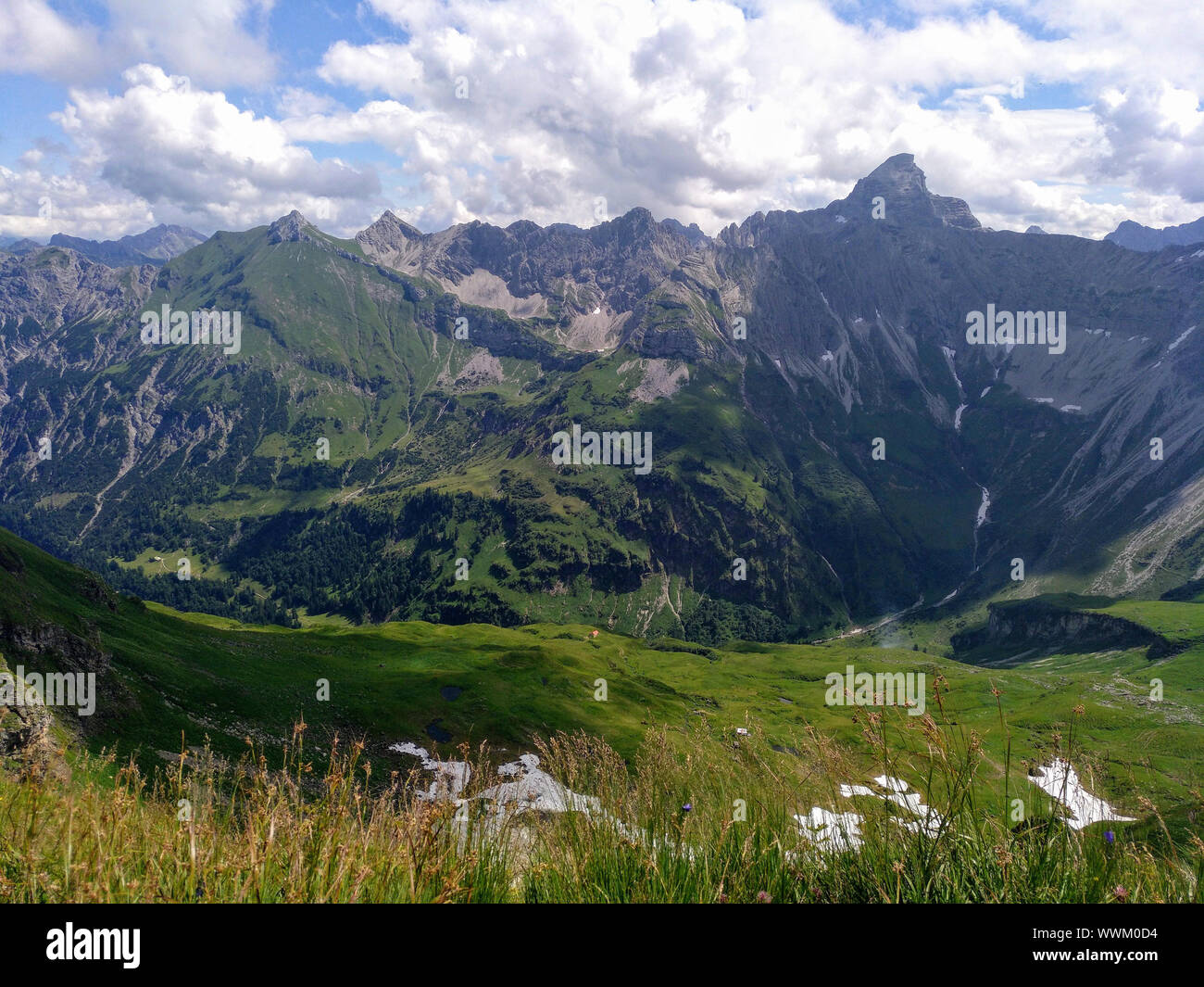 Germany, Bavaria, Allgaeu Alps - hiking through the allgäu alps Stock ...