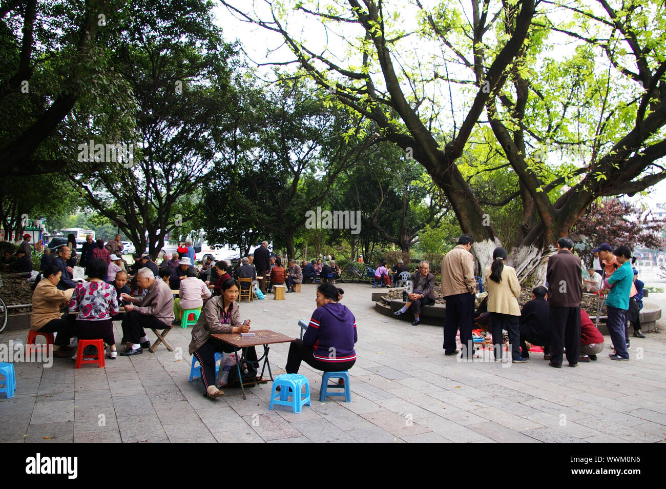 Old people playing games Stock Photo - Alamy