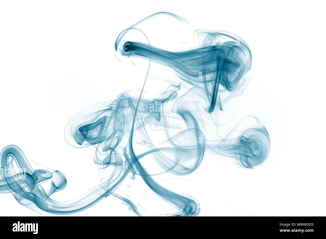 abstract smoke isolated on a white background Stock Photo - Alamy