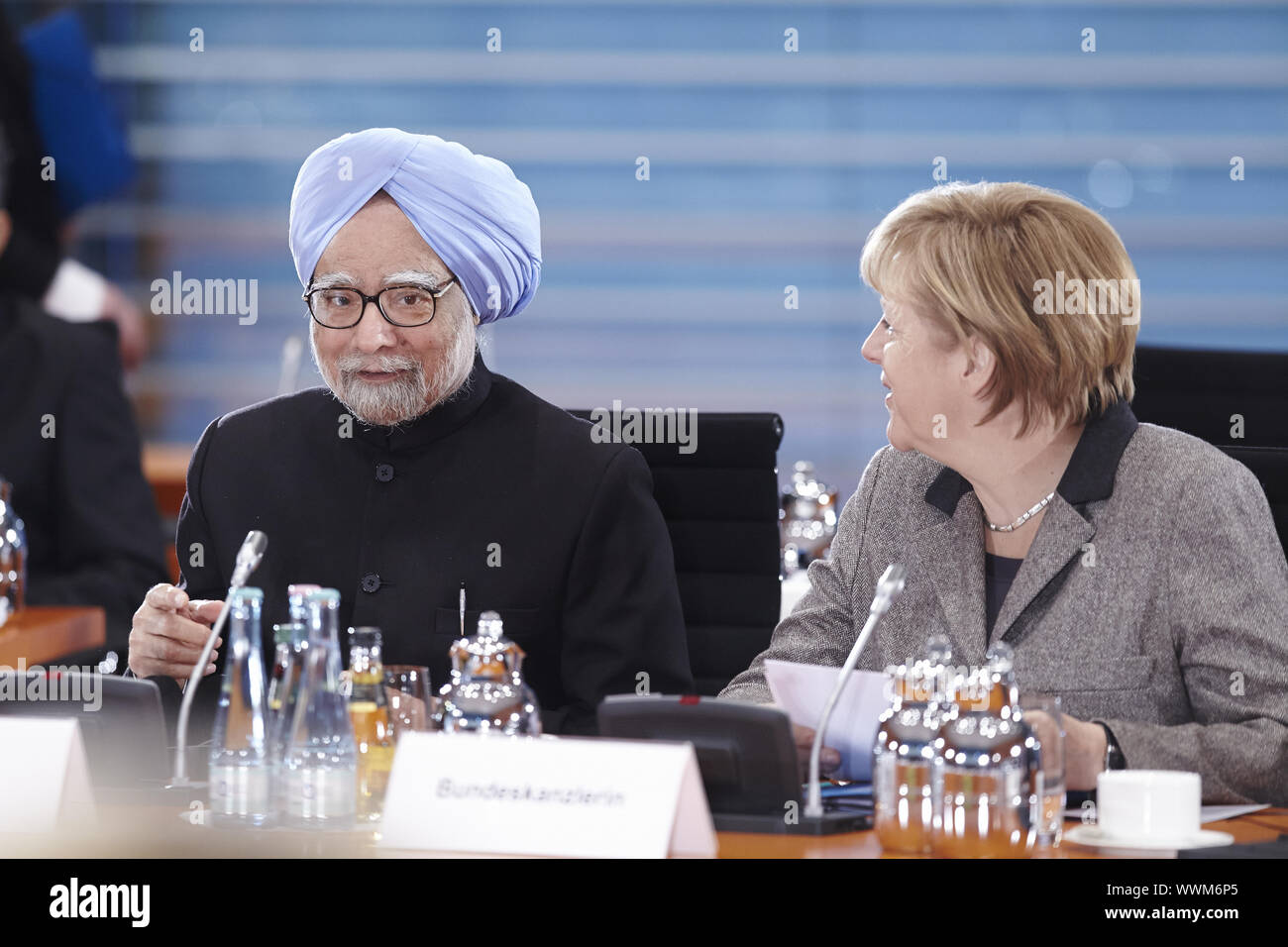 Plenary session of 2th Indian-German consultations Stock Photo
