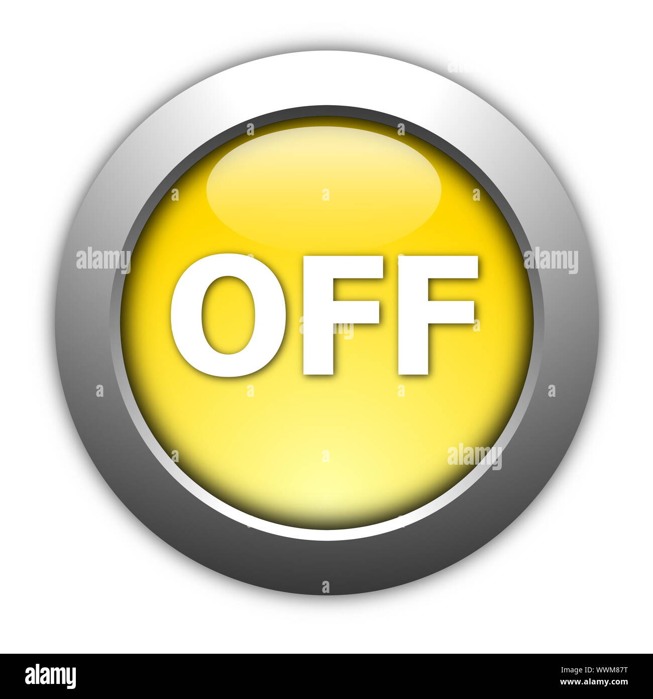 iilustration of an on and off button Stock Photo - Alamy