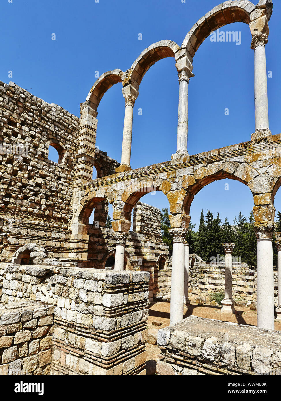Anjar Lebanon Stock Photo Alamy