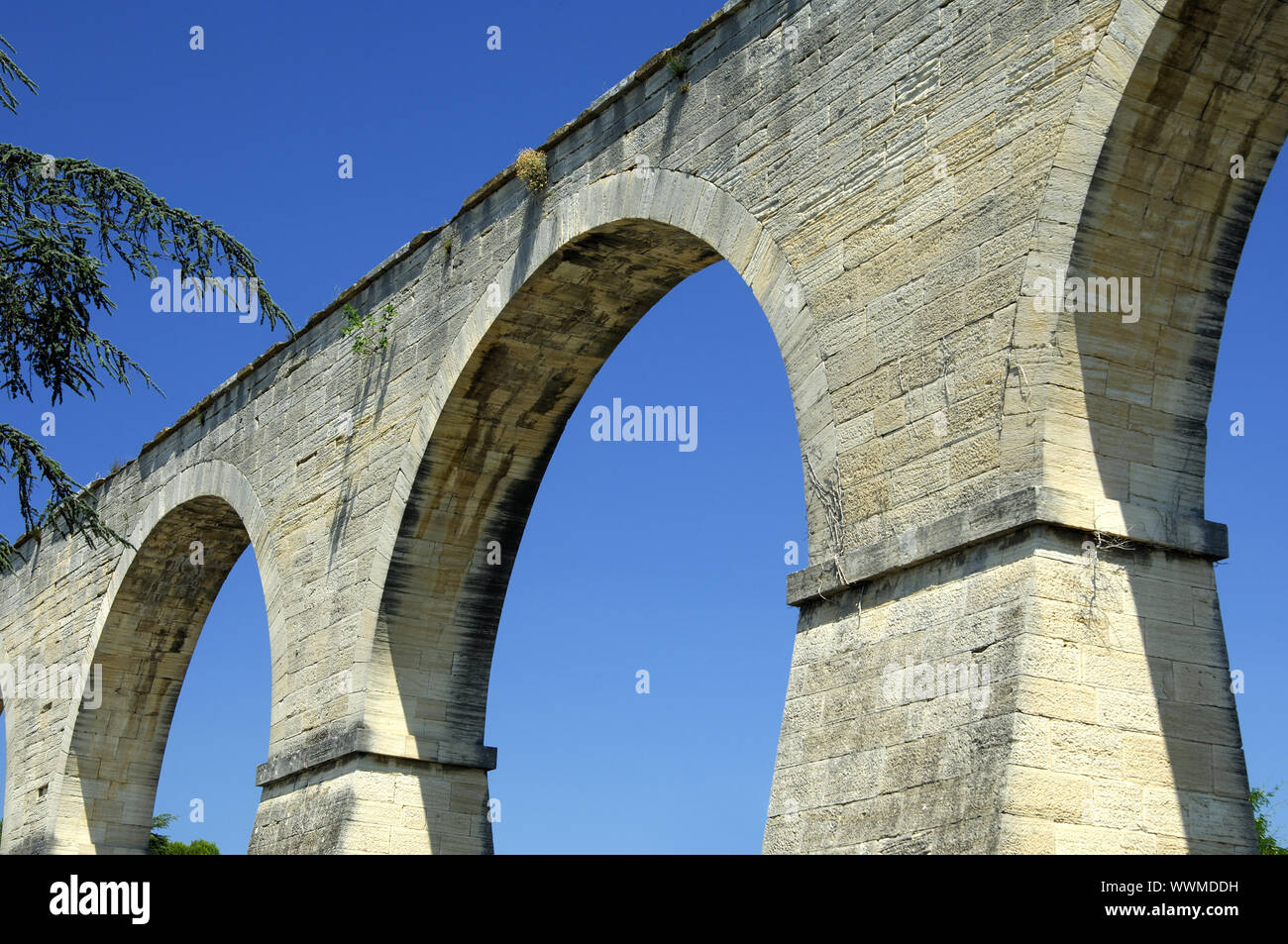 Aqueduct, Carpentras, Provence, France Stock Photo