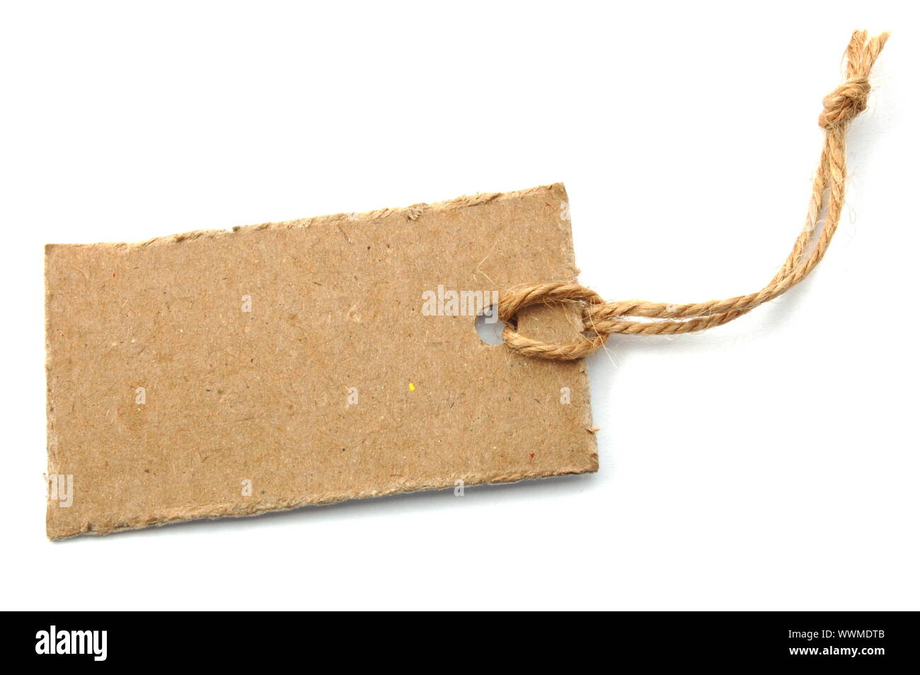 blank price tag isolated on a white background Stock Photo - Alamy