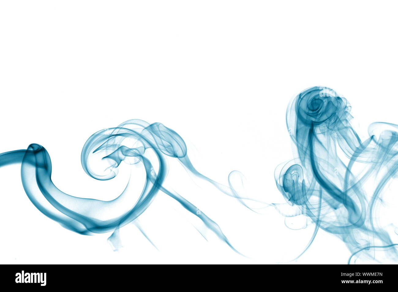 abstract smoke isolated on a white background Stock Photo - Alamy