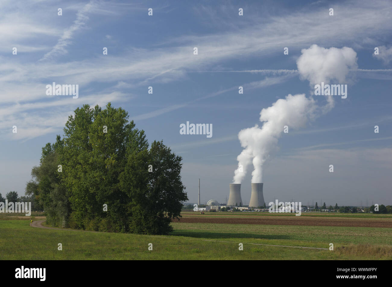 nuclear power station Stock Photo