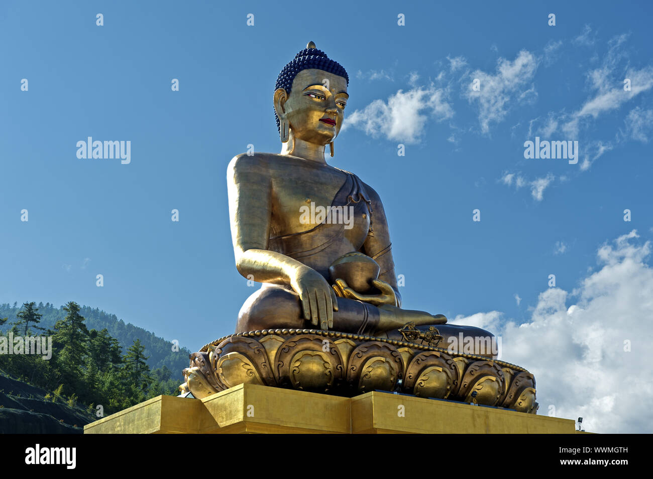 Buddha Dordenma Statue, Thimphu, Bhutan Stock Photo