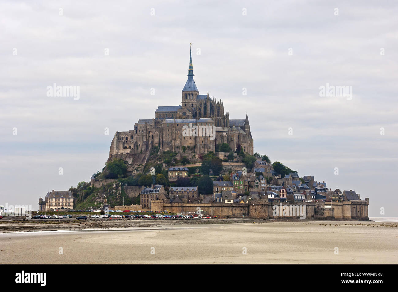 Mont St. Michel, Normandy, France Stock Photo