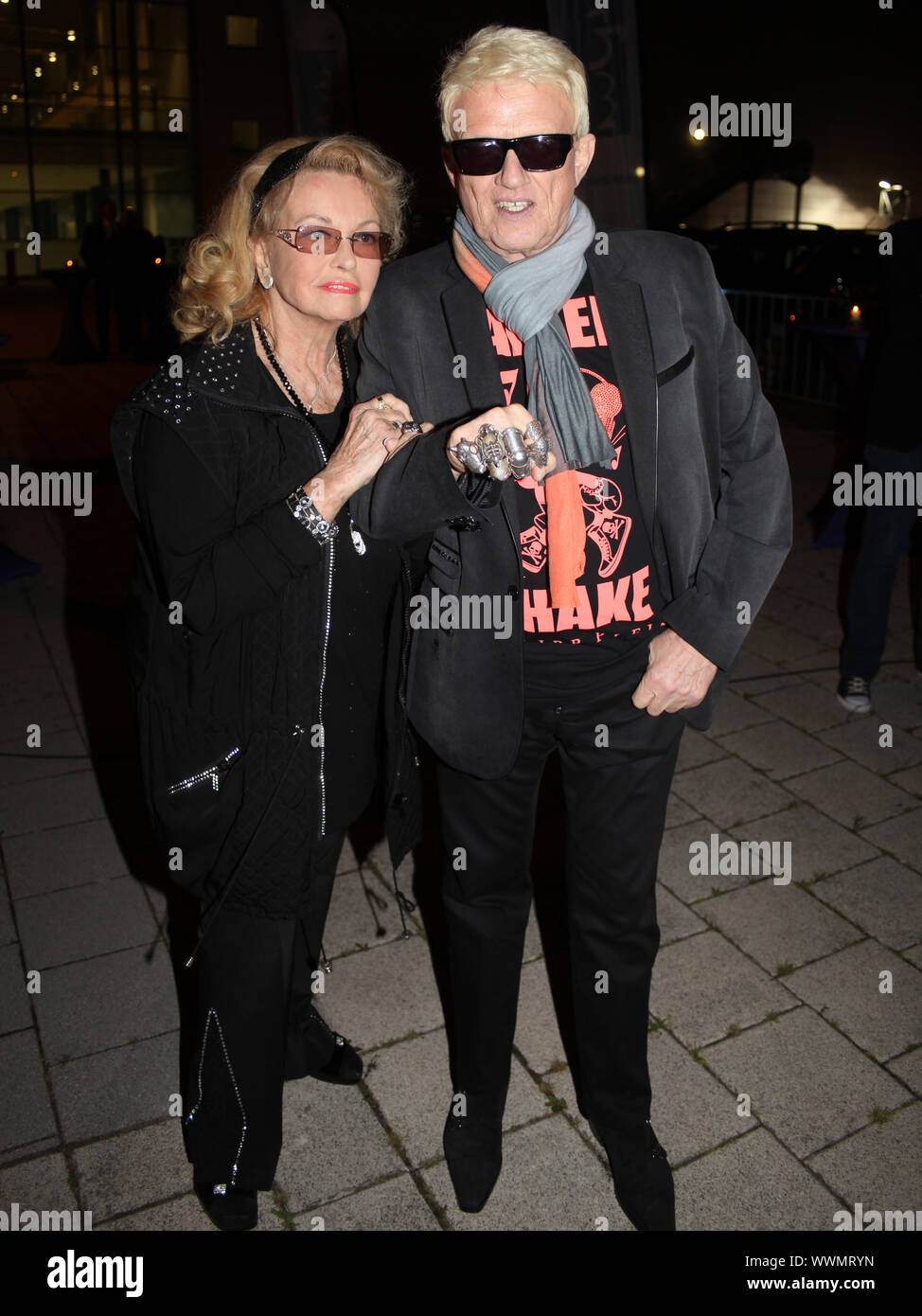 singer Heino with his wife Hannelore Stock Photo