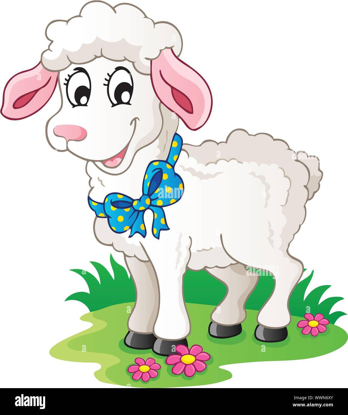Cartoon lamb hires stock photography and images Alamy