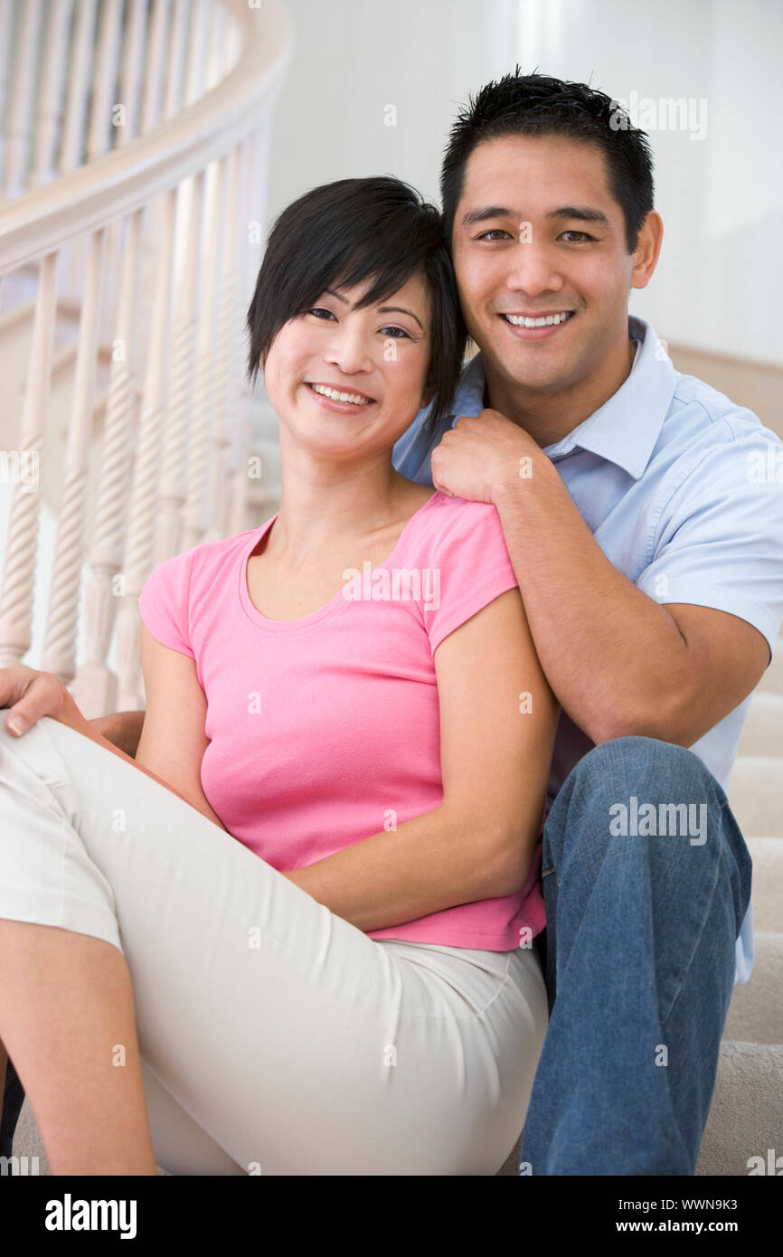 Middle age couple sitting asian hi-res stock photography and images - Alamy