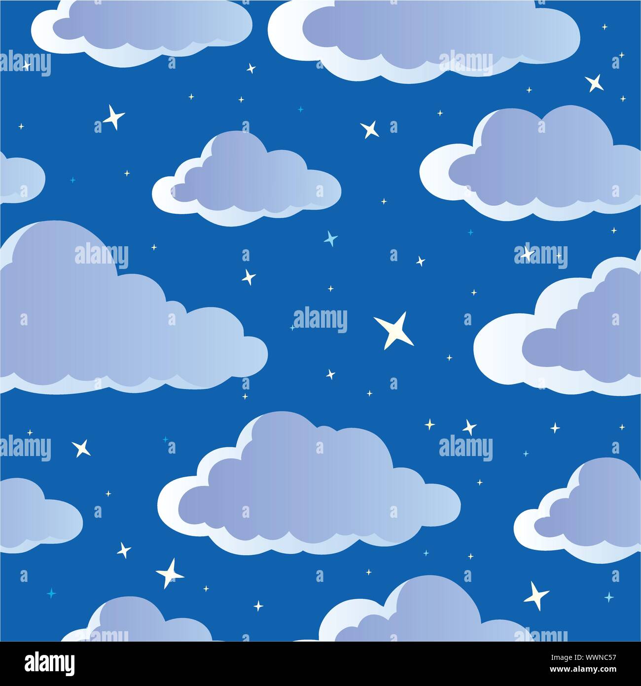 Night sky seamless background 1 Stock Vector Image & Art - Alamy