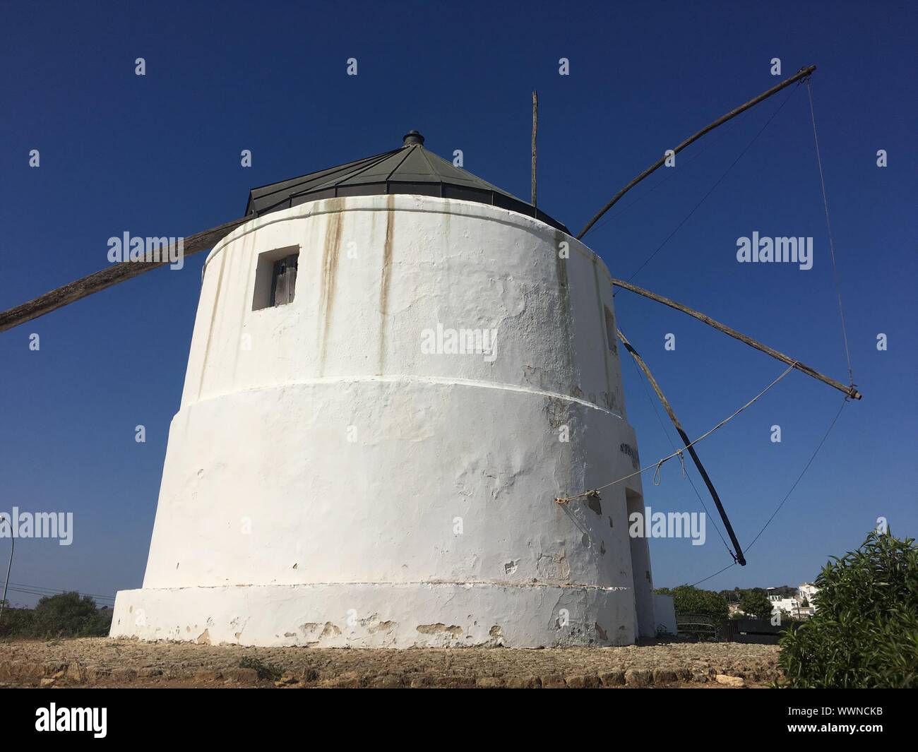Windmill of Vejer de la Frontera, in Cádiz Stock Photo