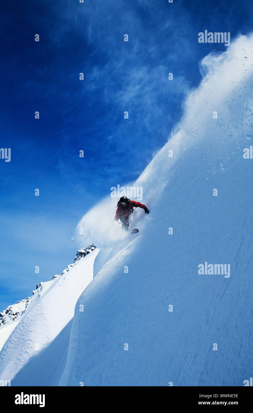 Skiing Stock Photo