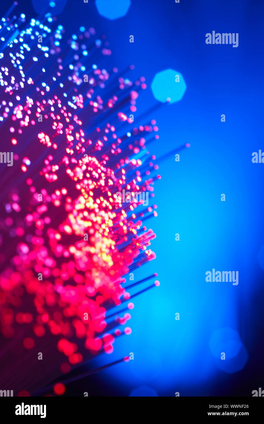 Fiber Optic Light Wand Stock Photo Alamy