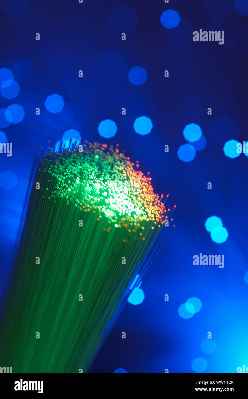 Fiber Optic Light Wand Stock Photo Alamy