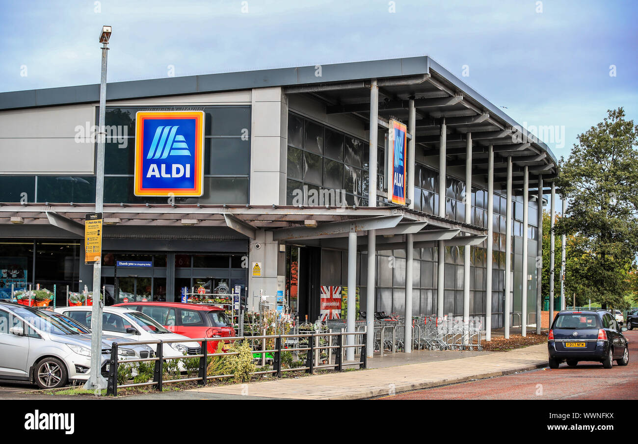 An Aldi store in Marsh Lane Bootle, Liverpool. Aldi has said it plans to more than double its