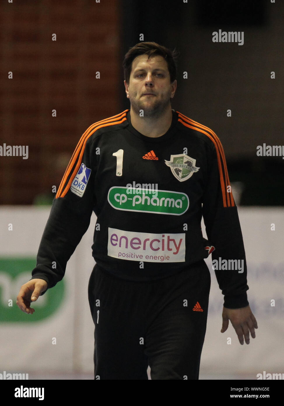 deutscher Handballtorwart Martin Ziemer -Saison 2014/15 TSV Hannover Burgdorf,DHB-Team Stock Photo