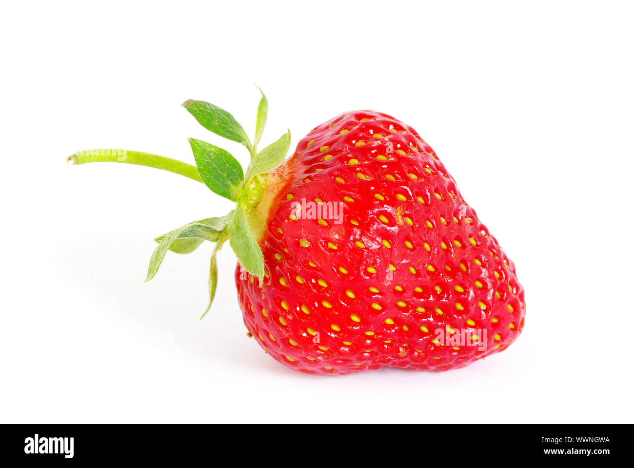 The fresh strawberry isolated on white background Stock Photo - Alamy