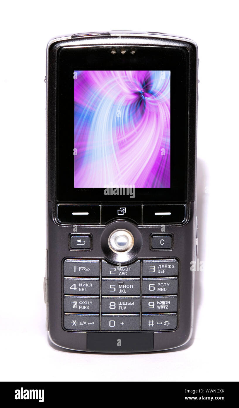Stylish mobile phone, modern model Stock Photo - Alamy