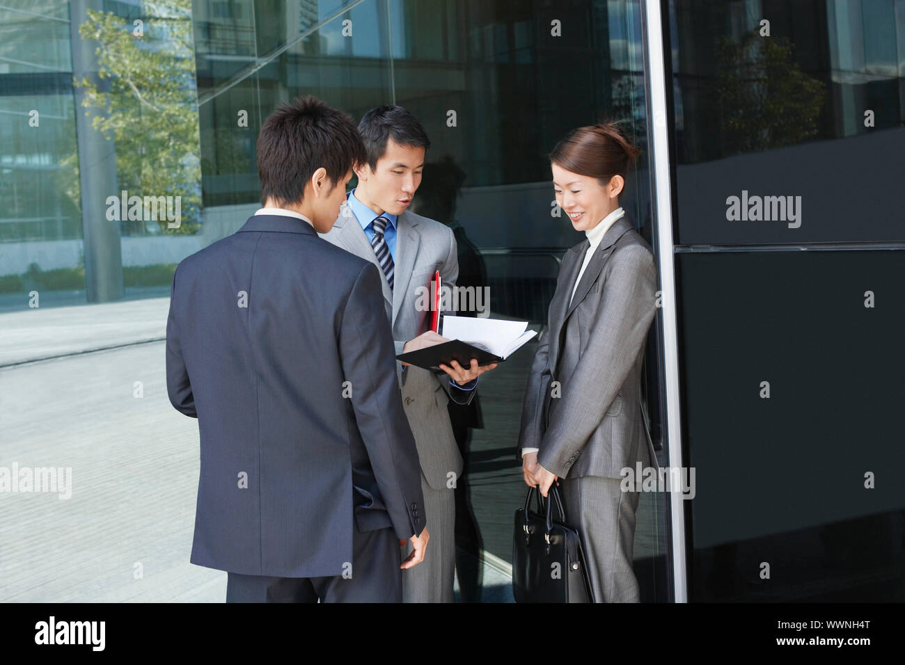 Businesspeople Talking Stock Photo