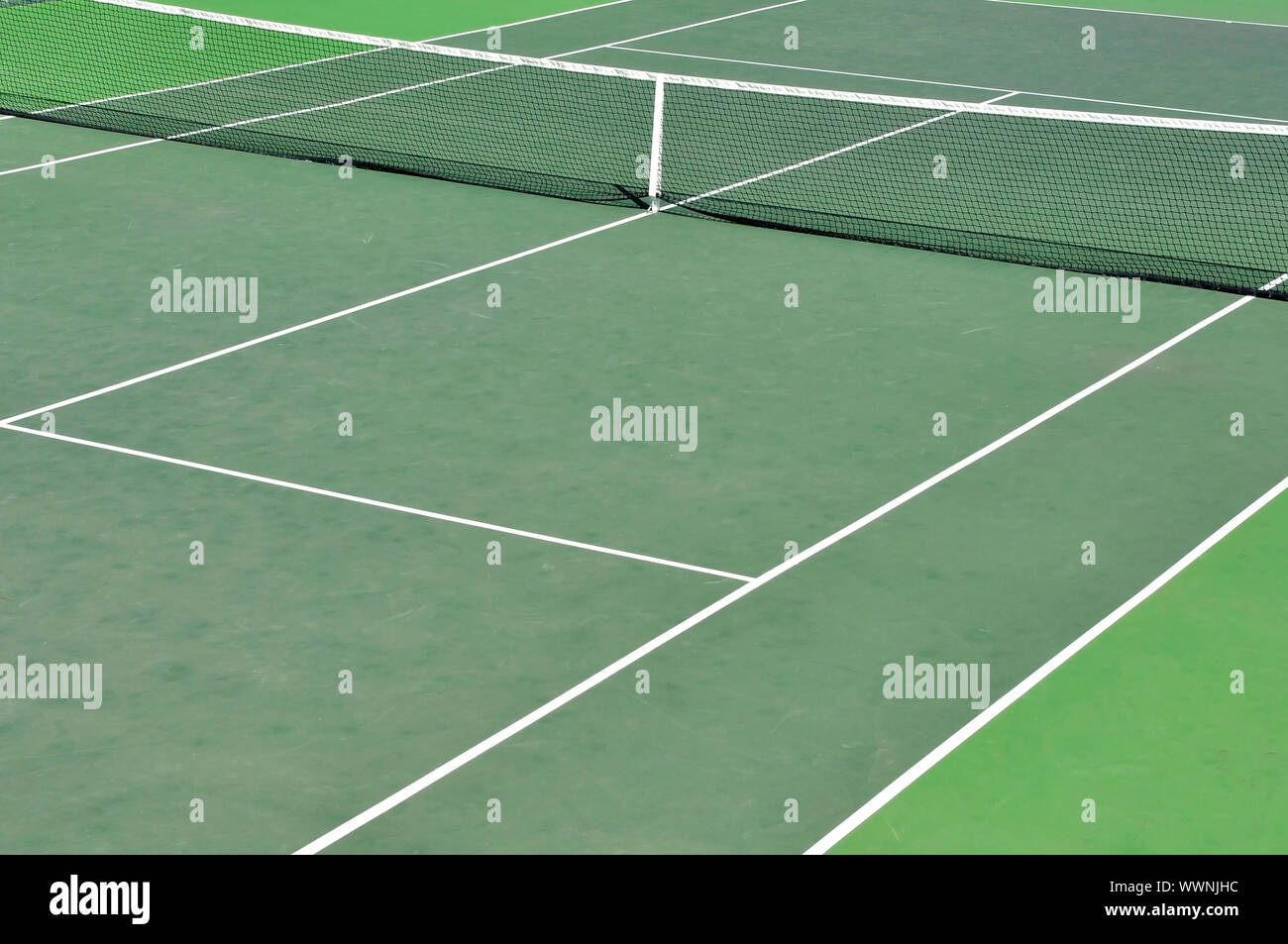 Detail of a tennis court Stock Photo Alamy