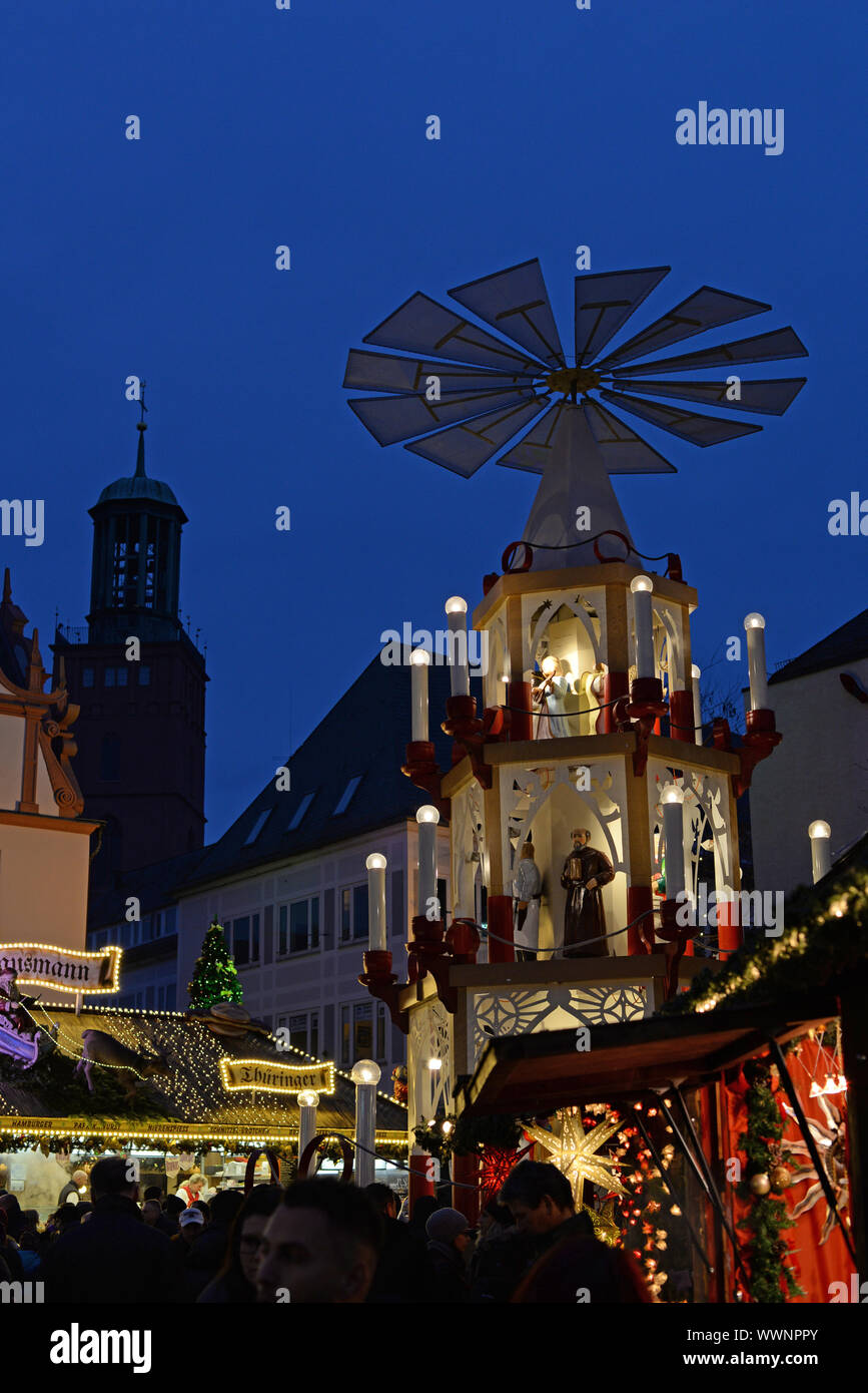 Christmas market in Darmstadt, Germany Stock Photo Alamy