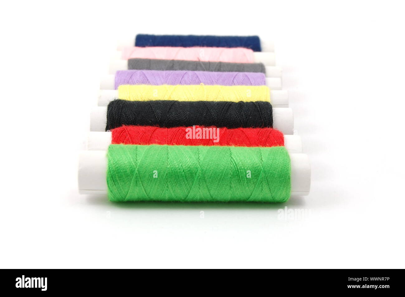 sewing kit isolated on a white background Stock Photo - Alamy