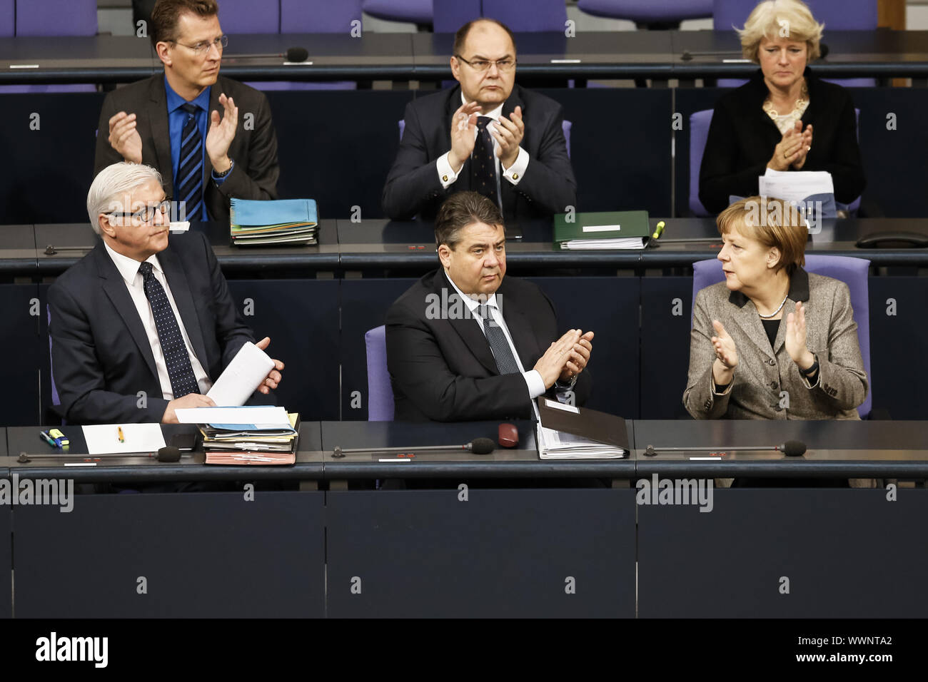 97th Session of the German Bundestag -Consultation of the Federal German Government Stock Photo